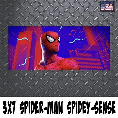 Spider-Man Spidey-Sense, Vinyl Decal 3x7, Truck, JDM,Spider-verse, Windshield
