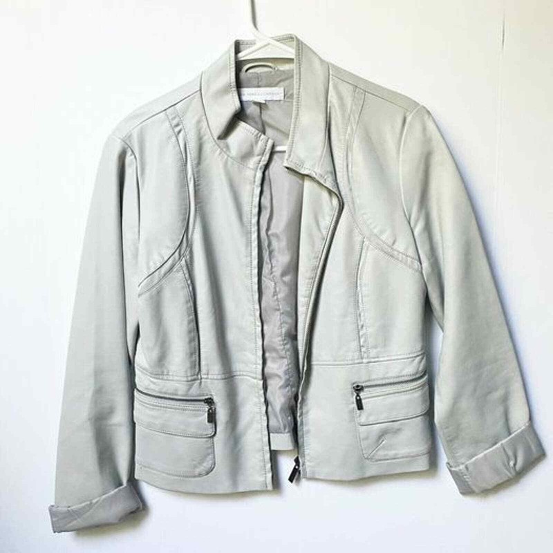 new york & company leather jacket