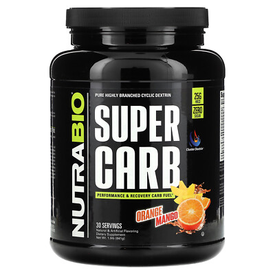 Super Carb, Orange Mango, 1,9 фунта (841 г)