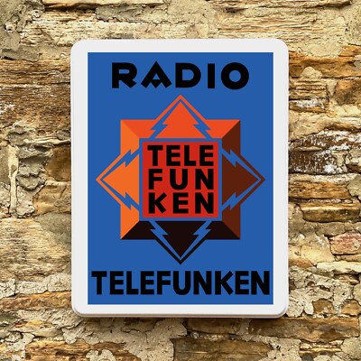 TELEFUNKEN RADIO LED ILLUMINATED LIGHT SIGN VINTAGE RETRO CLASSIC MUSIC STEREO