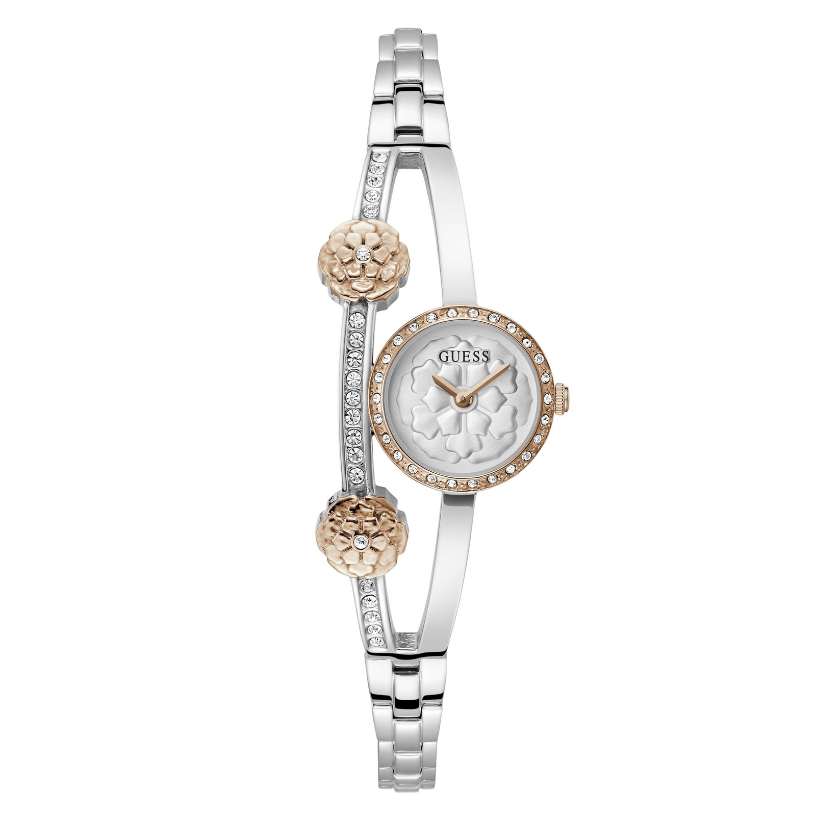 Pre-owned Guess Women Watch Chloe Gw0756l3 Stainless Steel