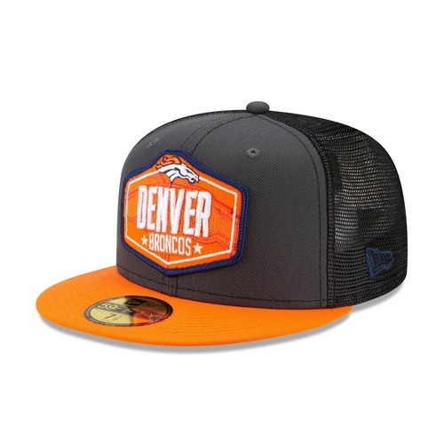 [60139117] Мужские New Era NFL Authentic 2021 Draft 59Fifty Fitted - Denver Broncos
