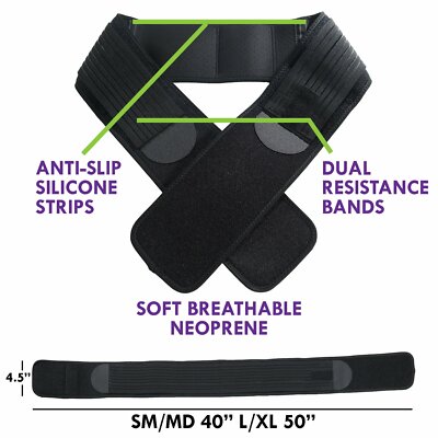 Sacroiliac Support SI Loc Hip Belt for Men and Women Posture Support