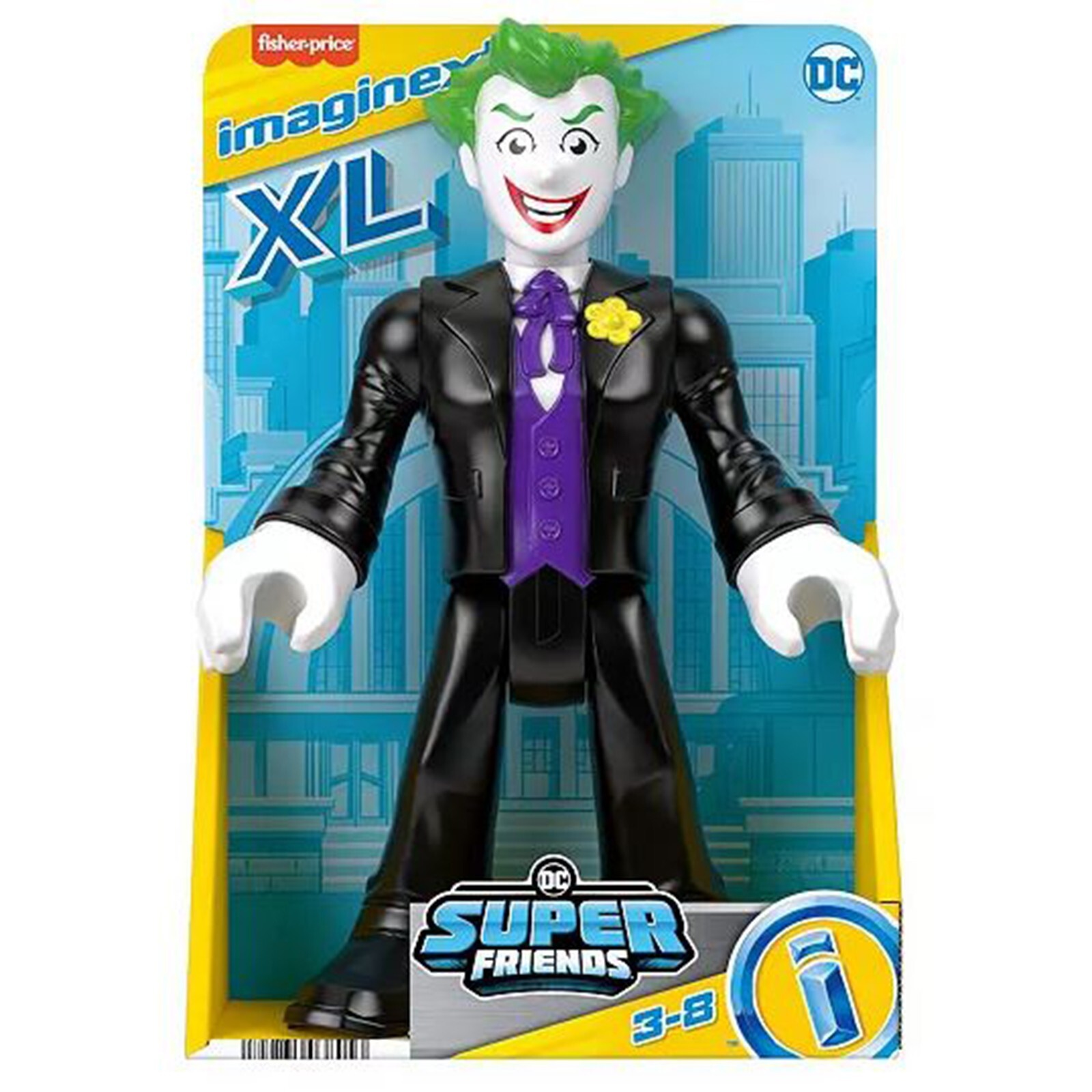 Фигурка джокера Fisher Price DC Super Friends Imaginext XL НОВАЯ