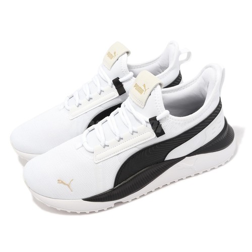 

Мужские кроссовки Puma Pacer Future Street Plus White Black Gold 384634-07, Белый, Pacer Future Street Plus