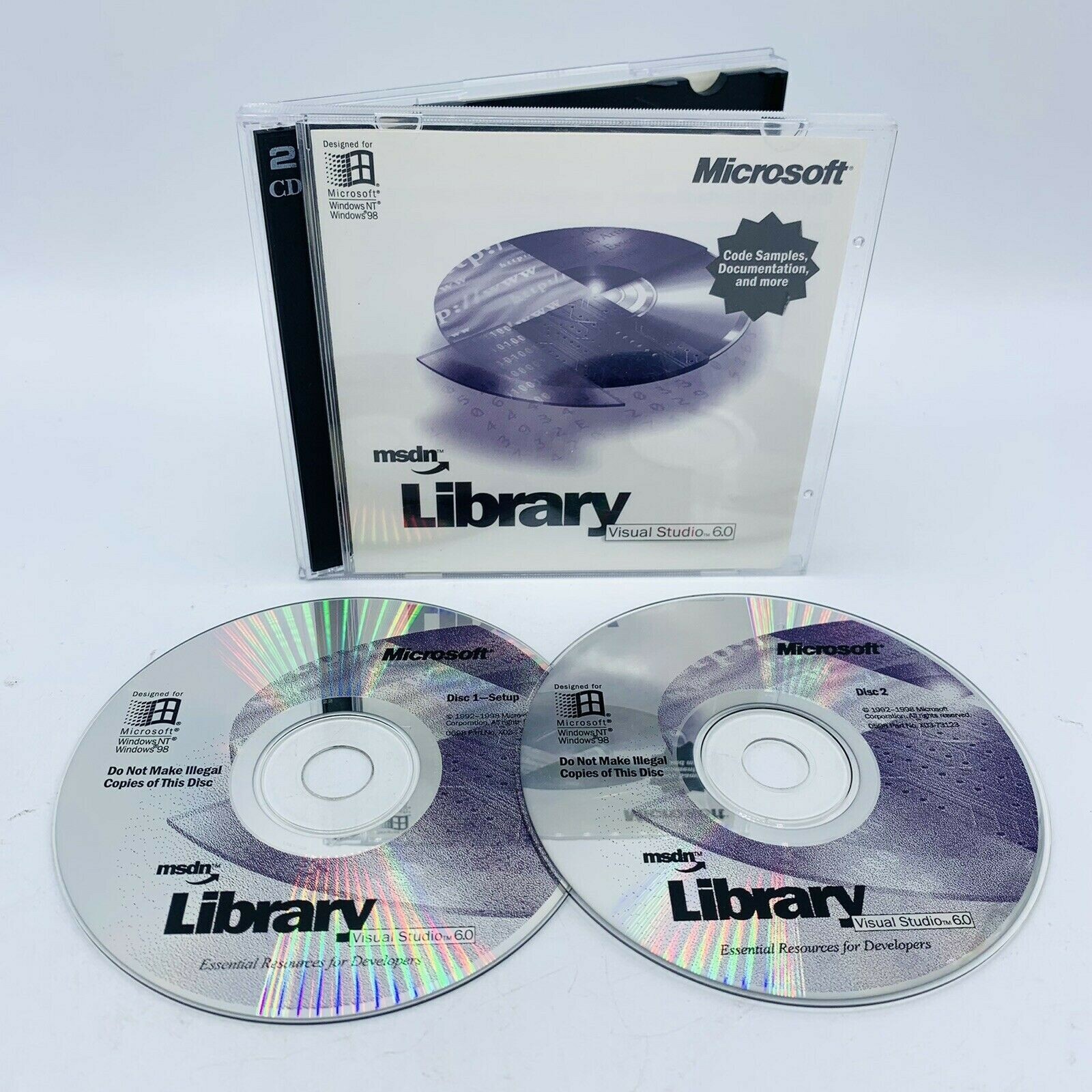 Visual Studio 6.0 用 MSDN デベロッパー ネットワーク ライブラリ 2枚