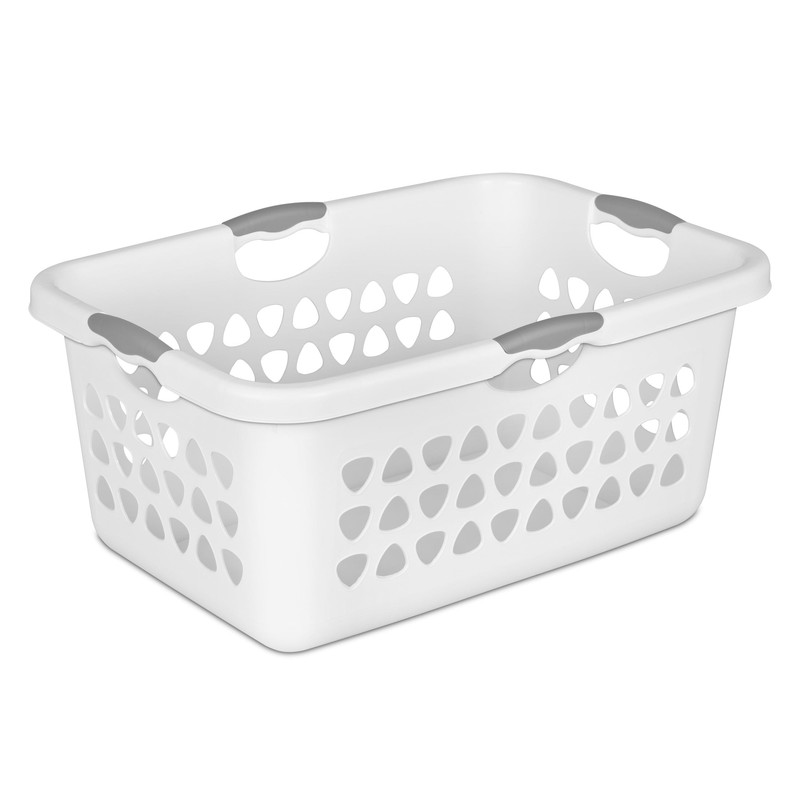 Sterilite 2 Bushel Ultra&trade; Laundry Basket Plastic, White