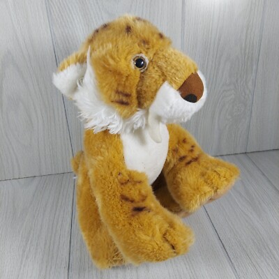 Build a Bear Saber Tooth Tiger Plush Stuffed Animal 16''