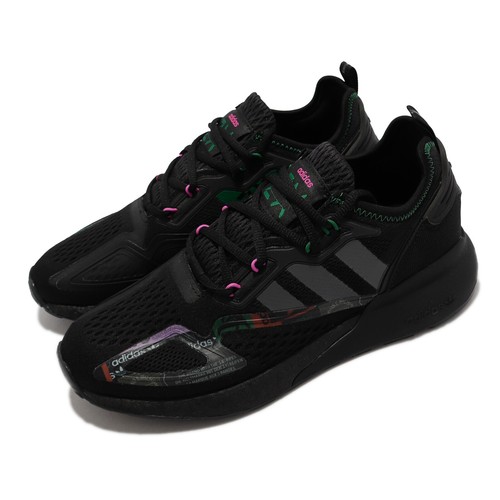 

Adidas Originals ZX 2K Boost Черный Серый Зеленый Мужская повседневная обувь для образа жизни GX2719, Zx 2k Boost Hk