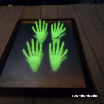 2 Pairs plastic  Skeleton Hand Magnet Fridge Lockers