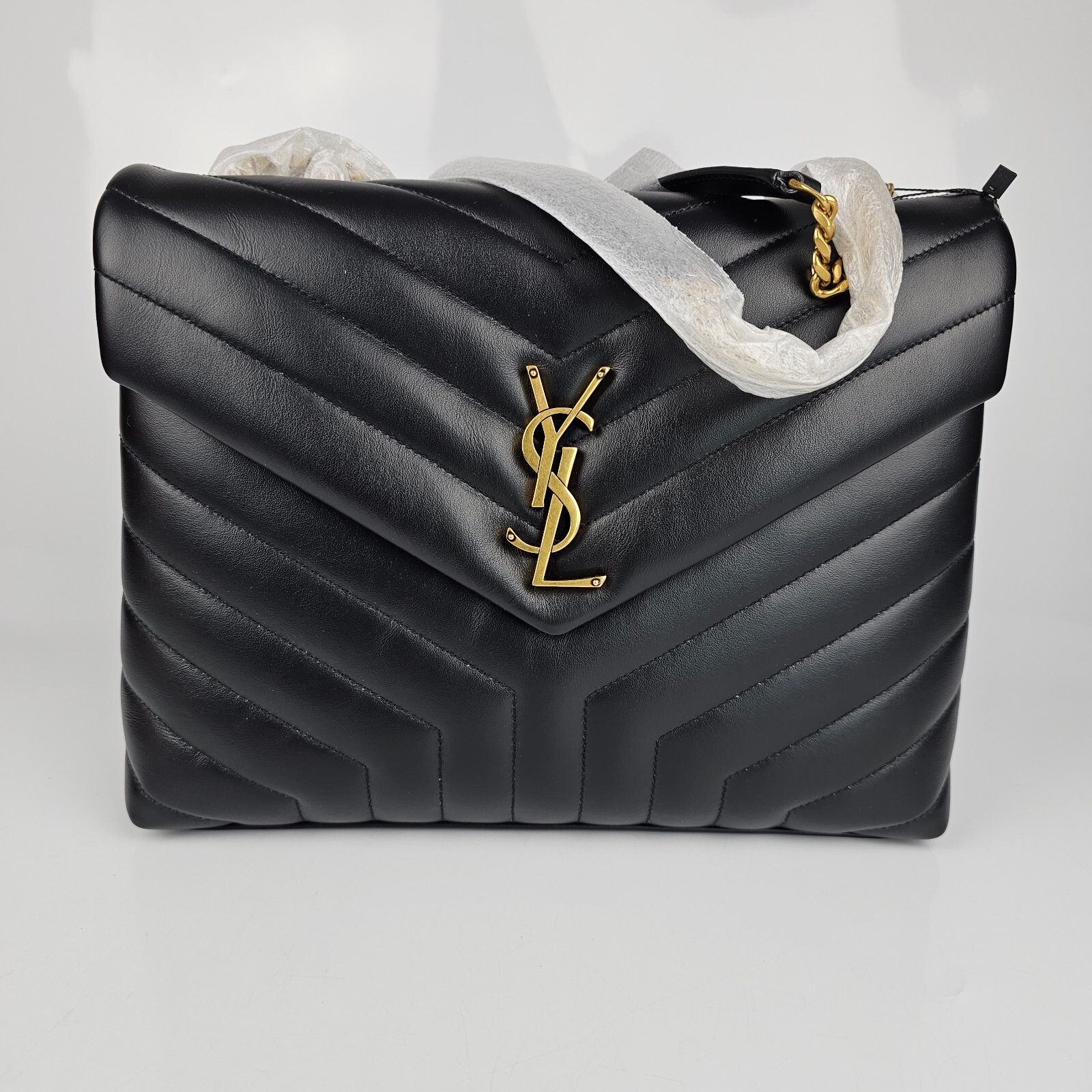 ショルダーバッグ Saint Laurent SHOULDER BAG (711039AAB9H 1000) LOULOU MINI in lambskin | Saint Laurent | YSL US