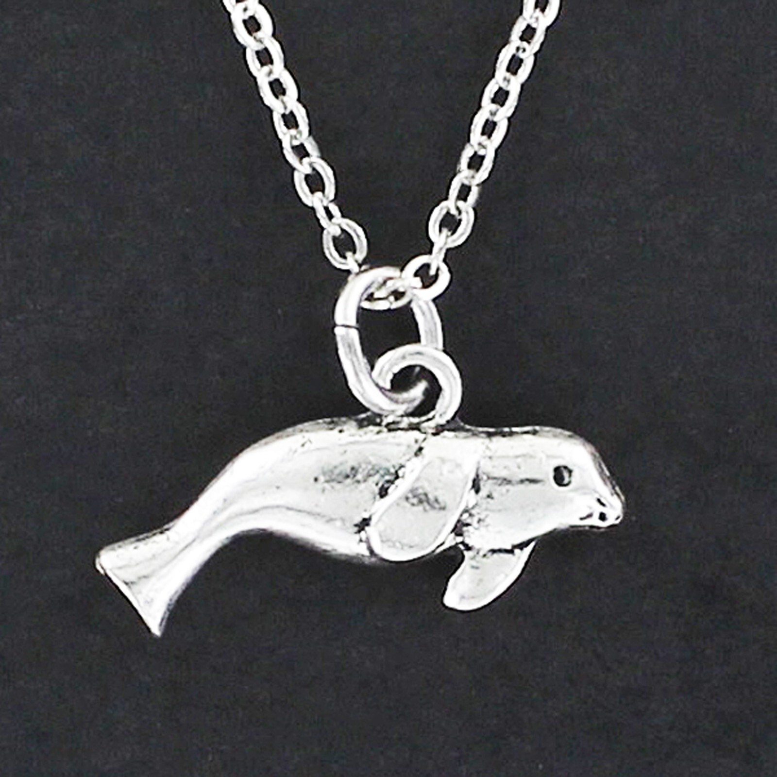 SEAL Necklace on Chain or Charm Only - Pewter Sea Lion Marine Mammal Harbor