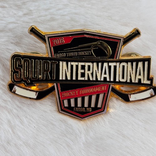 2016 Fargo North Dakota Youth Hockey Squirt International Tournament Enamel Pin