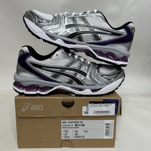 ASICS ★ Gel-Kayano 14 White Dark Grape ★ ASICS Gel Kayano 14 WMNS “Silver White Dark Grape” 1202A056