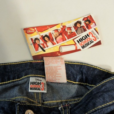 High School Musical 3 Jeans  Size 8 Disney NOS