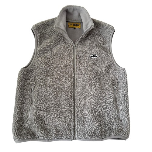 Corteiz Guerillaz Men's Sherpa Vest Size Medium Gray Full