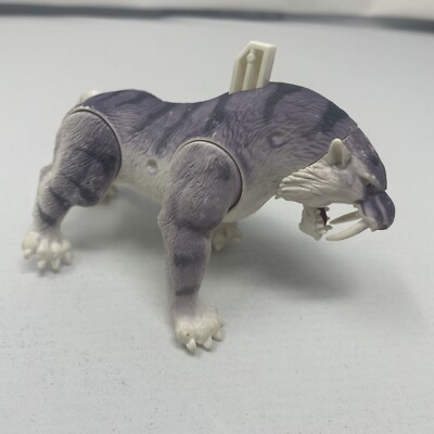 Sabre Tooth Tiger Action Toy 5  Purple Striped