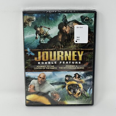 Journey Double Feature DVD center of the earth and mysterious island ~Free Shipn