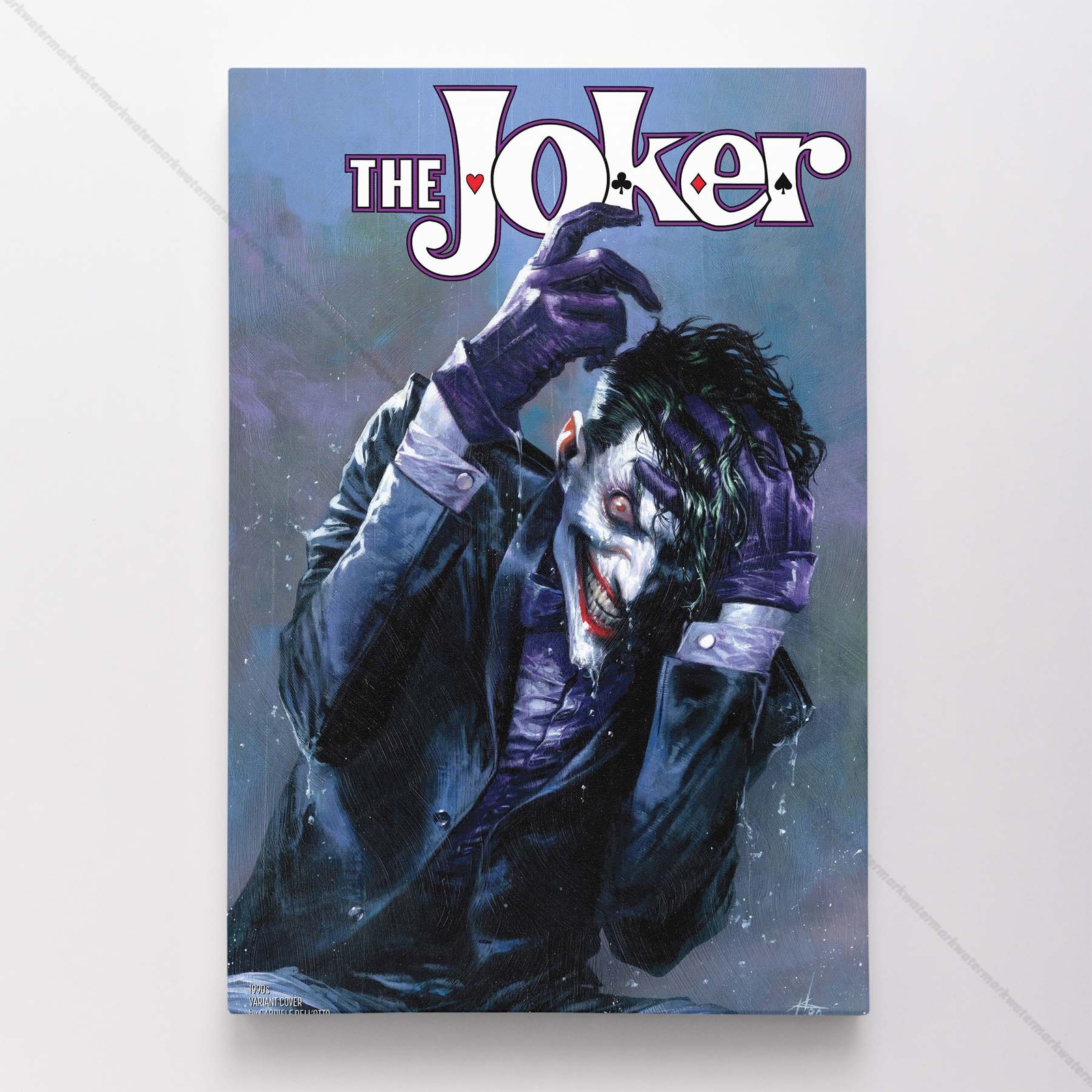 Joker Poster Canvas DC Comic Book Cover Art Print #39945