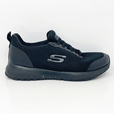 

Skechers Womens Work Squad SR 77222 Черная повседневная обувь Кроссовки Размер 7.5, Черный, Work Squad SR