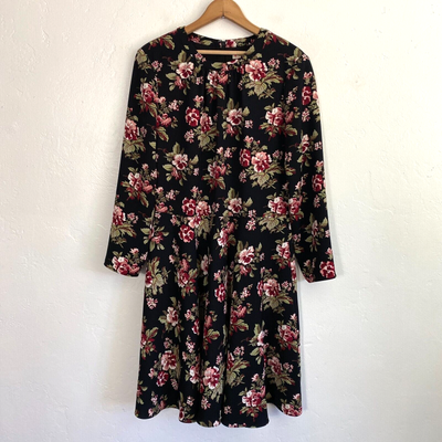 Brooks brothers store red fleece dress