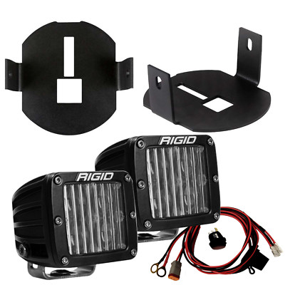 Rigid LED Fog Light Kit & D-Series PRO DOT SAE Lights for 06-14 Ford F150 46527