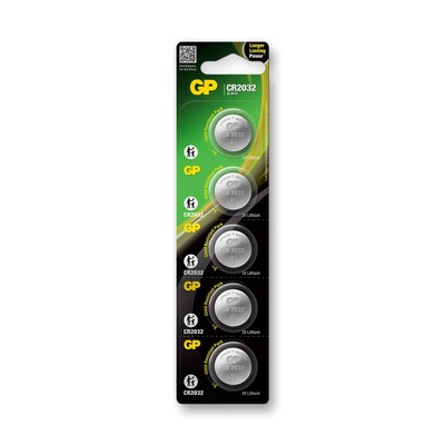 Gp Lith.Knopfzellen CR2032 5er NEW