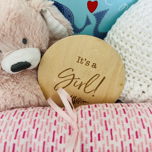 Welcome Baby Girl Gift Box | Baby Shower Gift | Newborn Gift Box | New