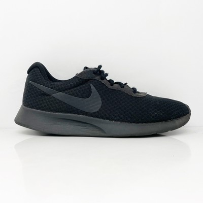 Nike Womens Tanjun 812655-002 Черные кроссовки для бега, размер 10, Черный, Tanjun