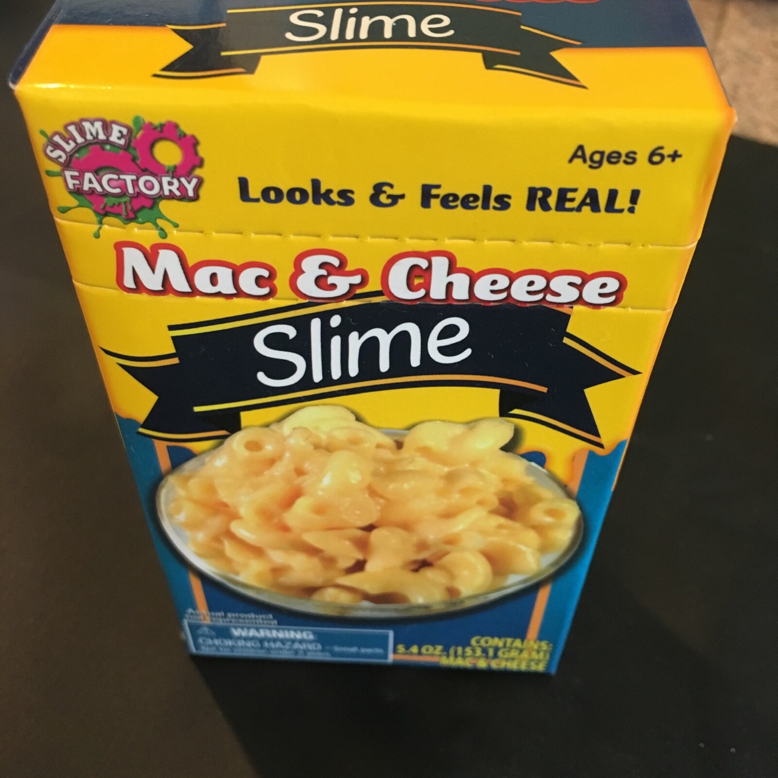 Slime Factory Mac & Cheese Slime Play Food NEW