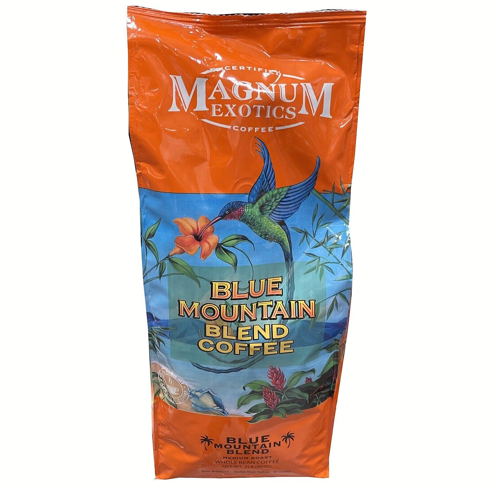 激レア！BUFFMAN & JAMINEMAN /COFFEE & REGGAE Magnum Jamaica Blue Mountain Coffee Blend Whole Bean 2Lb