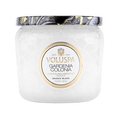 VOLUSPA GARDENIA COLONIA PETITE JAR CANDLE 4.5 OZ