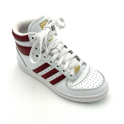 Women’s Adidas Top Ten RB W Sneaker, C. White/B. Scarlet/G. Metallic, MSRP $100