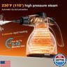 Handheld Steam Cleaner: Multi-Surface Steamer with 10 PCS Accessories Pressurized Natural Steam Cleaner for Home Cleaning Dirt, Grease, Grout, Tile, Floor, Couch and Car