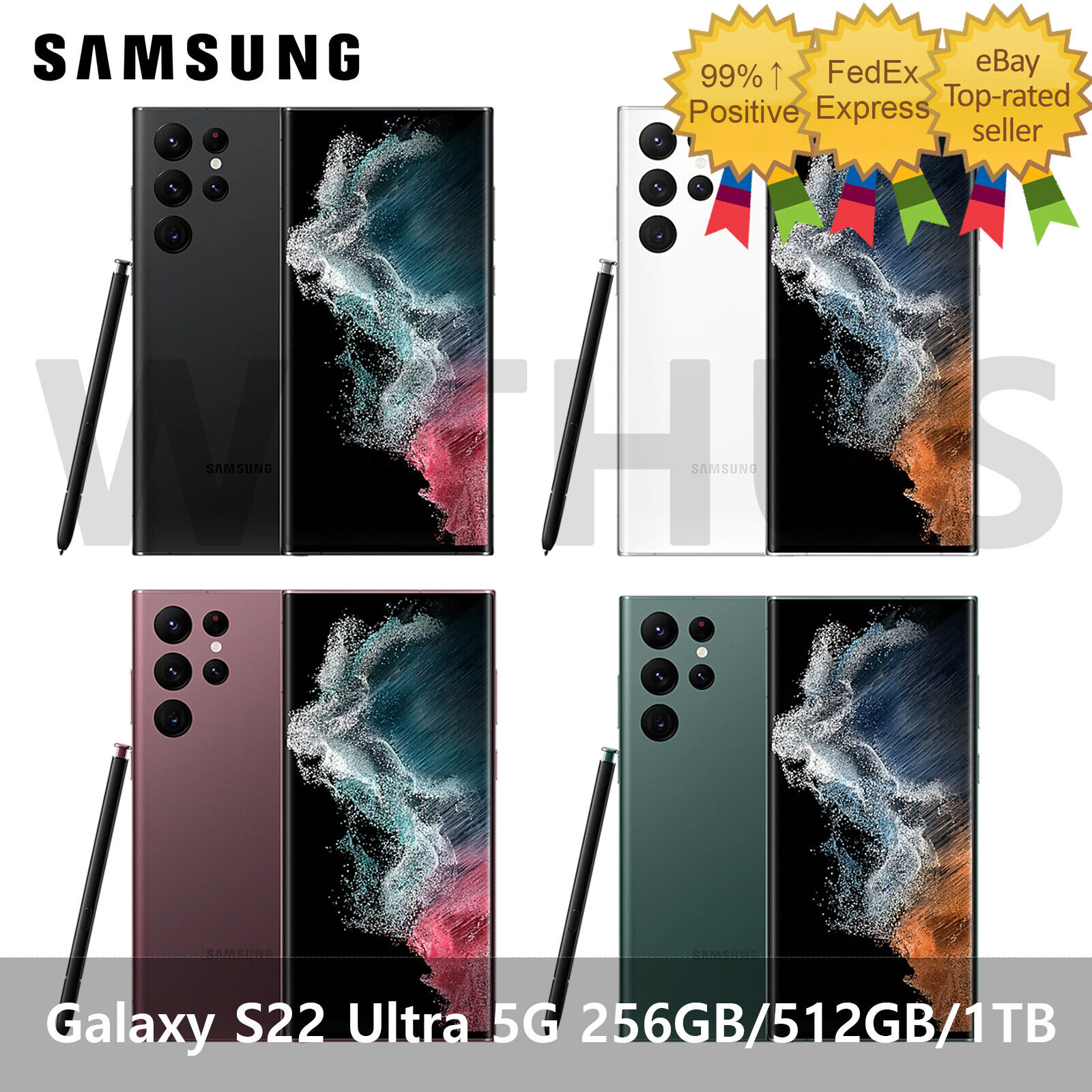 SAMSUNG Galaxy S22 Ultra 5G SM-S908N 256GB / 512GB / 1TB SAMSUNG Galaxy S22 Ultra 5G SM-S908N 256GB / 512GB / 1TB