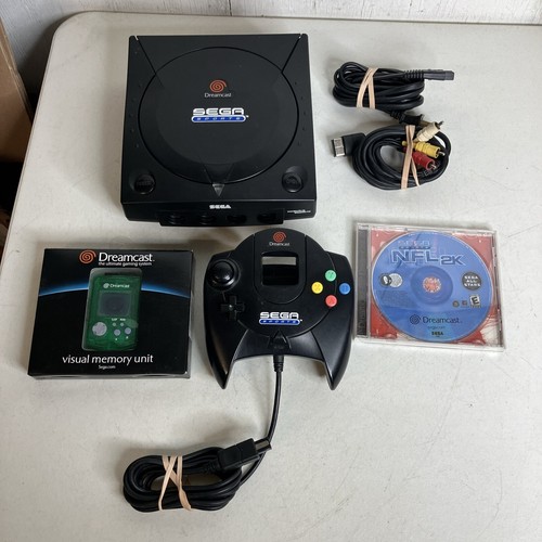 SEGA DREAMCAST BLACK SPORTS EDITION CONSOLE BUNDLE W SEGA DREAMCAST BLACK SPORTS EDITION CONSOLE BUNDLE W