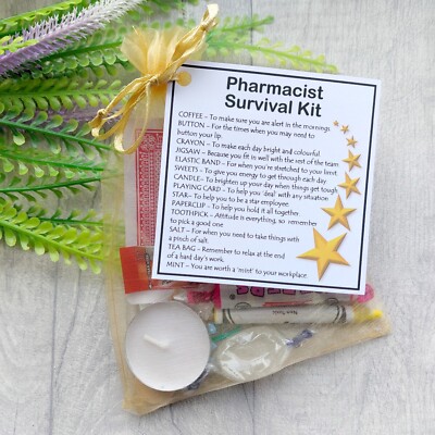Pharmacist Survival Kit Gift - Secret santa gift for Pharmacist gift