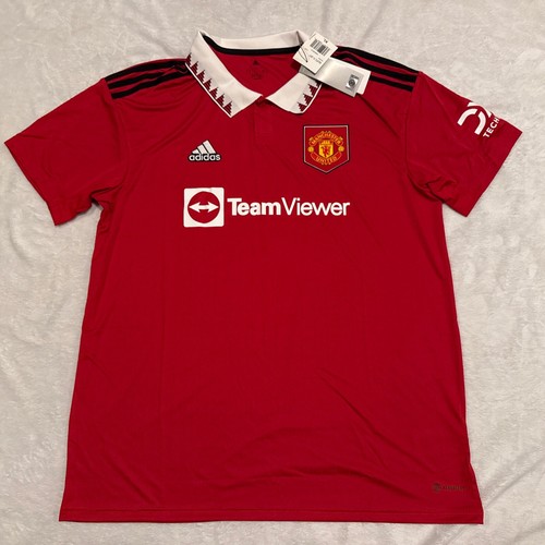 2022-23 Adidas Men's Manchester United Red Home Soccer