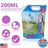 2 Packs Concentrated Bubble Solution for Bubble Machine，Blow Bubbles Solution Toy for Birthday, Summer, Safe and Fun, Easy to Use, Leak-Proof and Portable (Bubble Solution)