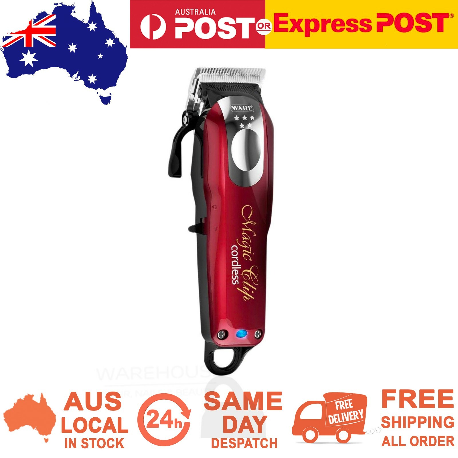 Wahl 5 Star Magic Clip Cord/Cordless Professional Hair ...