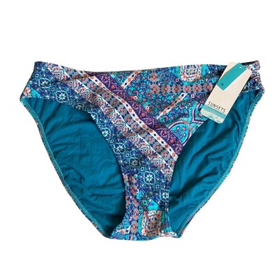 Sunsets Grand Bazaar Basic Bikini Swimsuit Bottoms Women s Size 16 New NWT