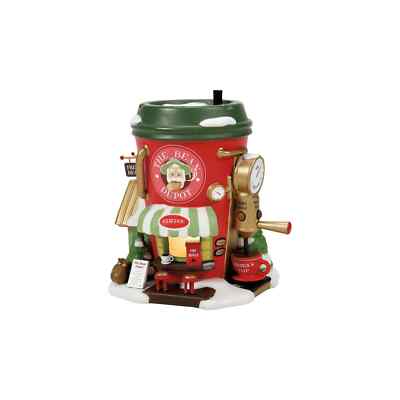 Dept 56 BEAN DEPOT ESPRESSO CO North Pole Village 6014509 BRAND NEW