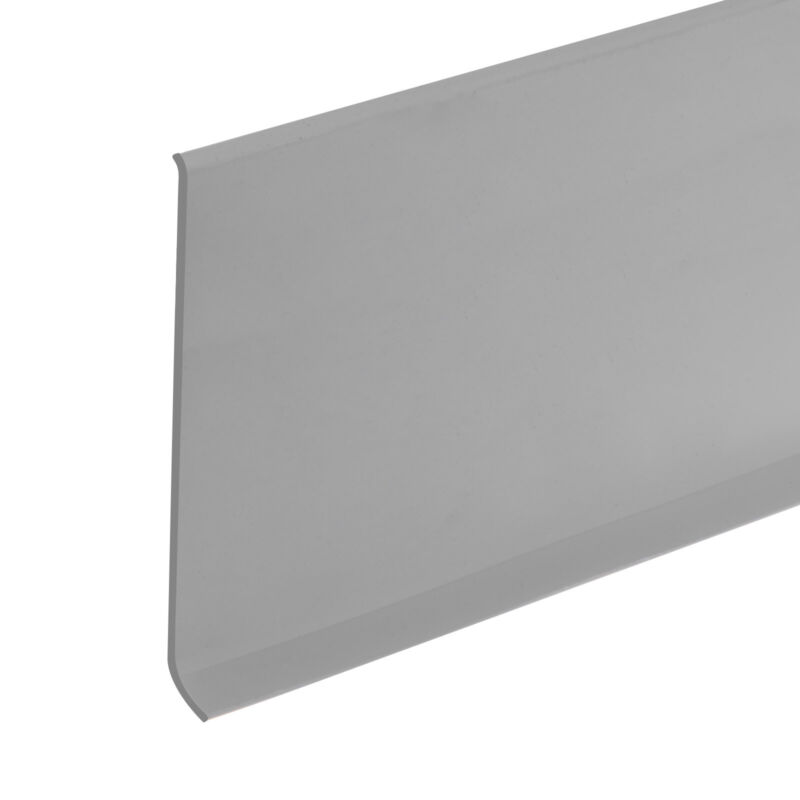 40ft x 5" Baseboard Trim Peel and Stick Wall Flexible Molding Trim Gray