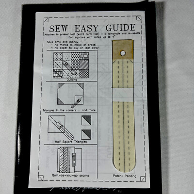 SewTogether Sew Easy Guide Sara Gray Quilting Tools Template Ruler Marking Guide