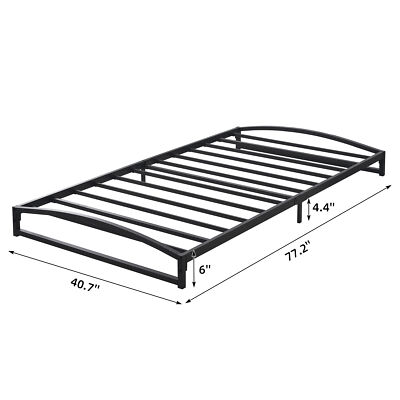 Heavy Duty Queen/Full/Twin Size Bed Frame 6in Metal Platform Sturdy Slat Support