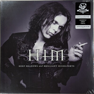 HIM Deep Shadows and Brilliant Highlights SEALED Newbury LP Ghostly Grey Vinyl
