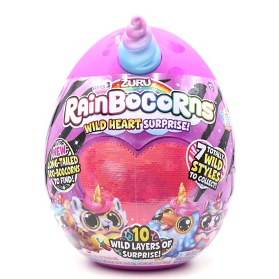 ZURU SERIES 3 RAINBOCORNS WILD HEART SURPRISE - 10 WILD LAYERS OF SURPRISE - NIB
