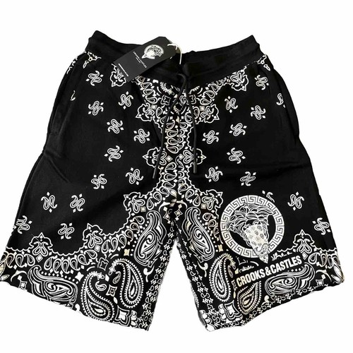 CROOKS&CASTLES×DEATH ROWRECORDS バンダナショーツ CROOKS&CASTLES×DEATH ROWRECORDS バンダナショーツ Crooks