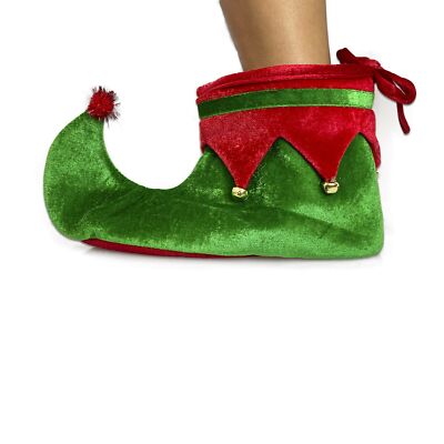 KINREX Christmas Elf Shoes Costume - Plush Elf Shoes for Kids and Adults One ...