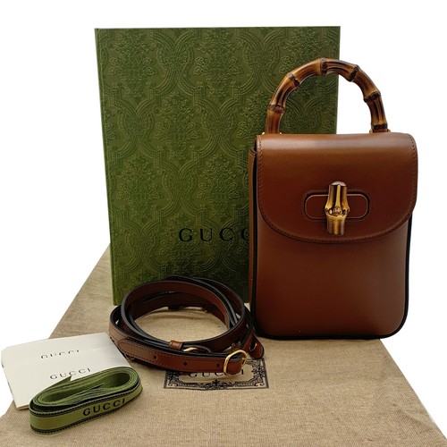★送料込★GUCCI バンブー ミニ ハンドバッグ3WAY GUCCI☆バンブー ミニ ハンドバッグ/ストラップ付 3WAY☆即納